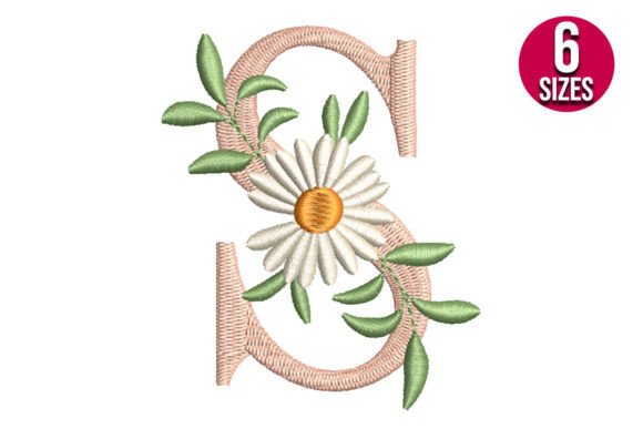 Daisy Alphabet Letter S: A Designer's Review for Personalized Gifts