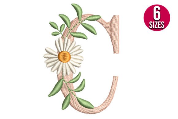 Floral Alphabet Letter C Review for Etsy Sellers
