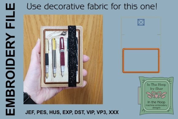 Fussy Cut Mini Composition Book Cover