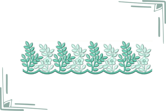 Leaf Border with Cut Work for Seasonal Collections