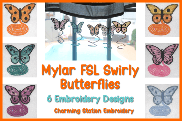 Mylar Swirly Butterflies Review for Boutique Apparel