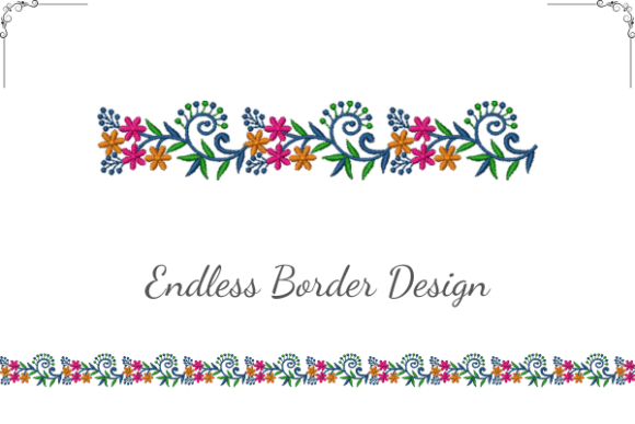 Spring Flowers Border Review for Craft Fair Sellers
